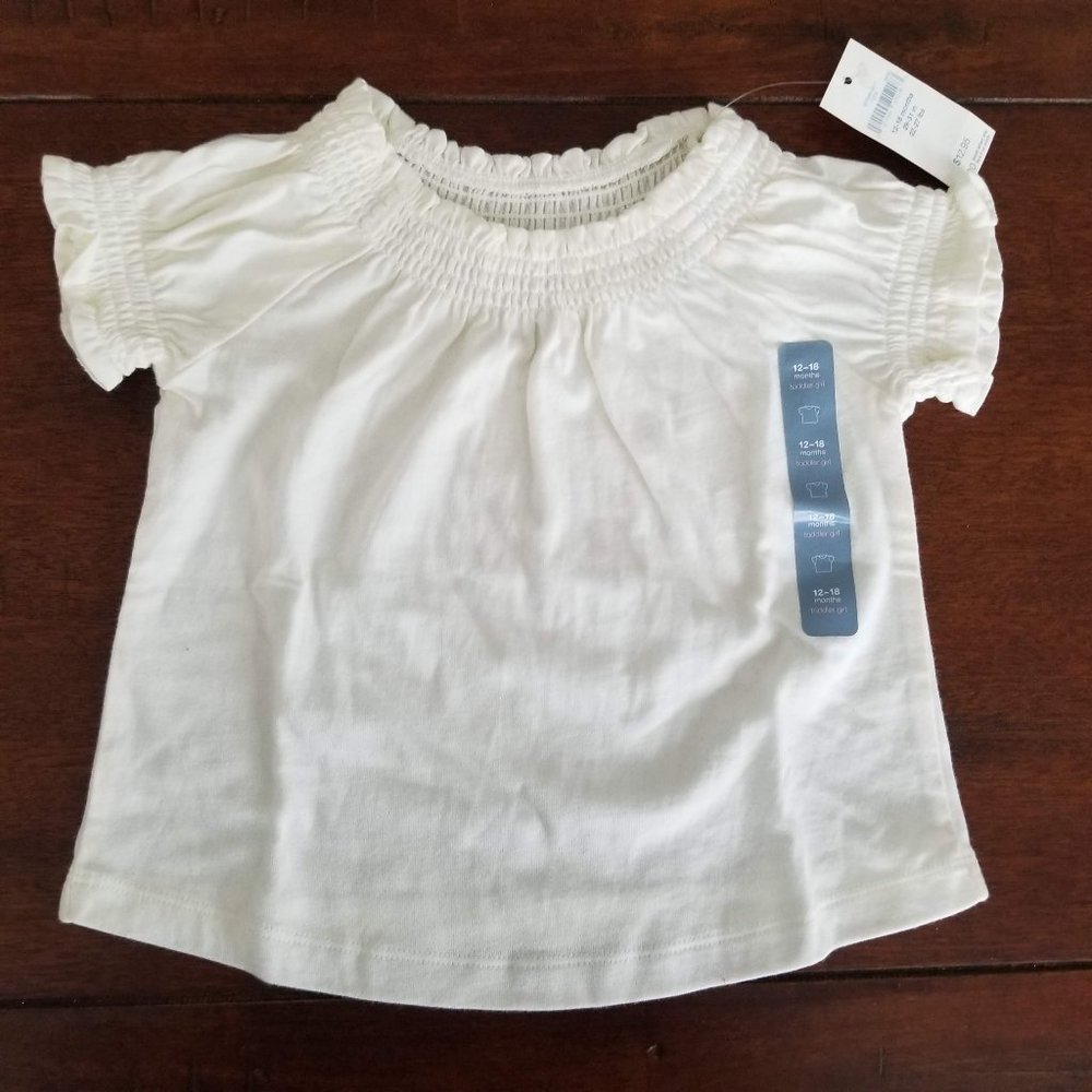 2/$15: Baby GAP Short Sleeved Ruffled Tee